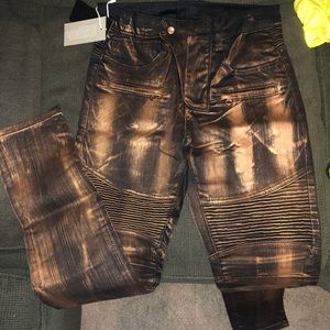 Bronze Balmain Paris Jeans
